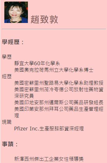 第一屆傑出校友-趙致敦